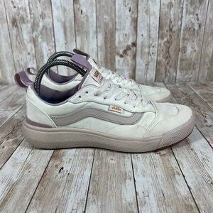 Vans White and Gray Athletic Shoes